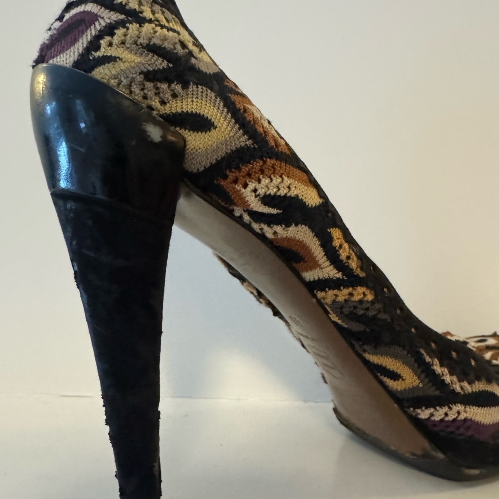 Missoni Multicolor Patterned Heels - image 3